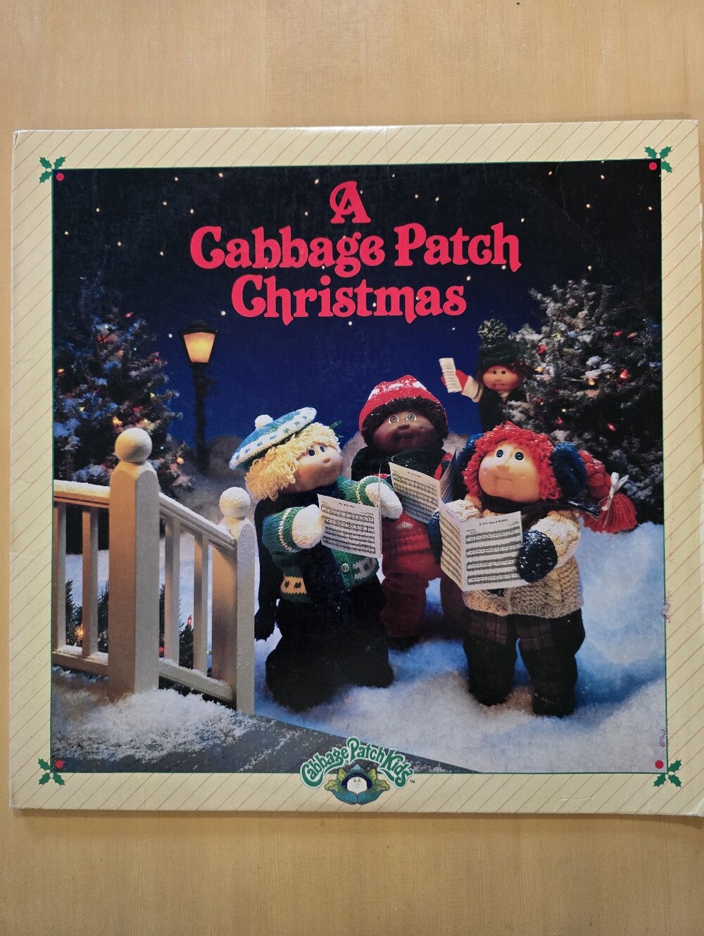 Vintage 1984 A Cabbage Patch Christmas Vinyl Record LP Parker Bros Music